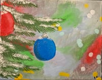 Image 1 of Snowy Christmas ornament 