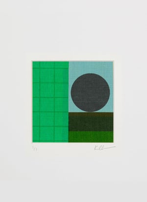 Image of Mini textile print 097