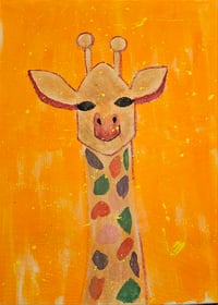 Image 1 of Colorful giraffe 