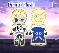 Image of Dimitri PLUSH Now Shipping! -  FE3H Fire Emblem Three Houses Plushie