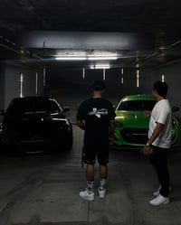 Image 3 of SCG BLACK T-SHIRT WITH WHITE LOGOS