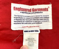 Image 5 of Engineered Garments cotton red ripstop jacket, made in USA, size M