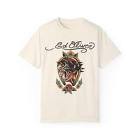 Image 1 of Oliver Hardy Unisex Comfort Colors Garment-Dyed Ivory T-Shirt 