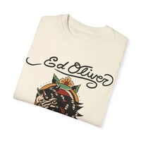 Image 2 of Oliver Hardy Unisex Comfort Colors Garment-Dyed Ivory T-Shirt 