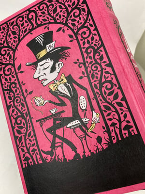 Image of Alice in Wonderland Book Purse, Pink