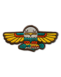 Eagle Fish Iron-On Patch