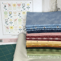 Image 1 of RAINY DAYS Quilt Kit  70" x 82" - Farmhouse Country Colorway