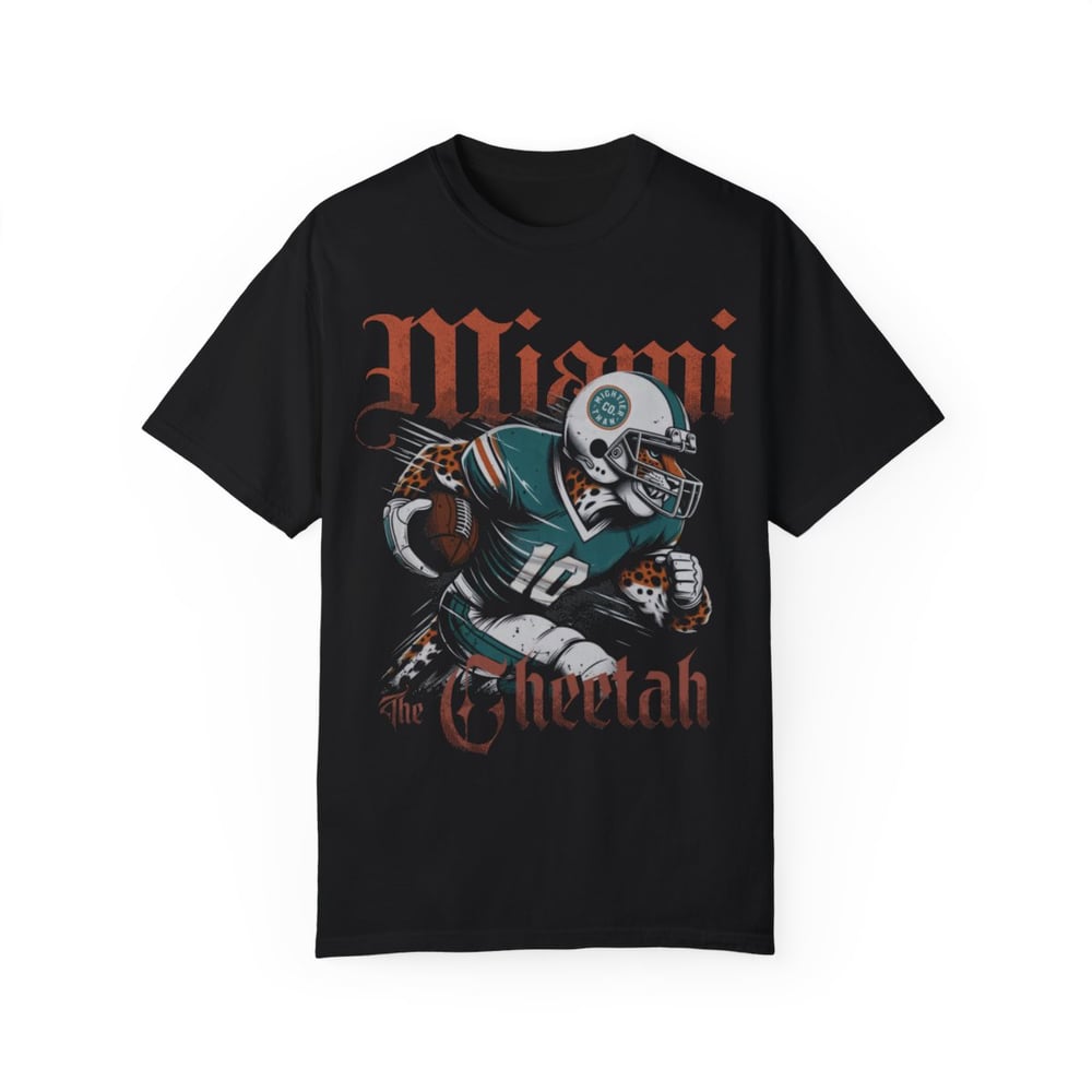 Image of The Cheetah - Tyreek HIll - Miami Dolphins T-shirt