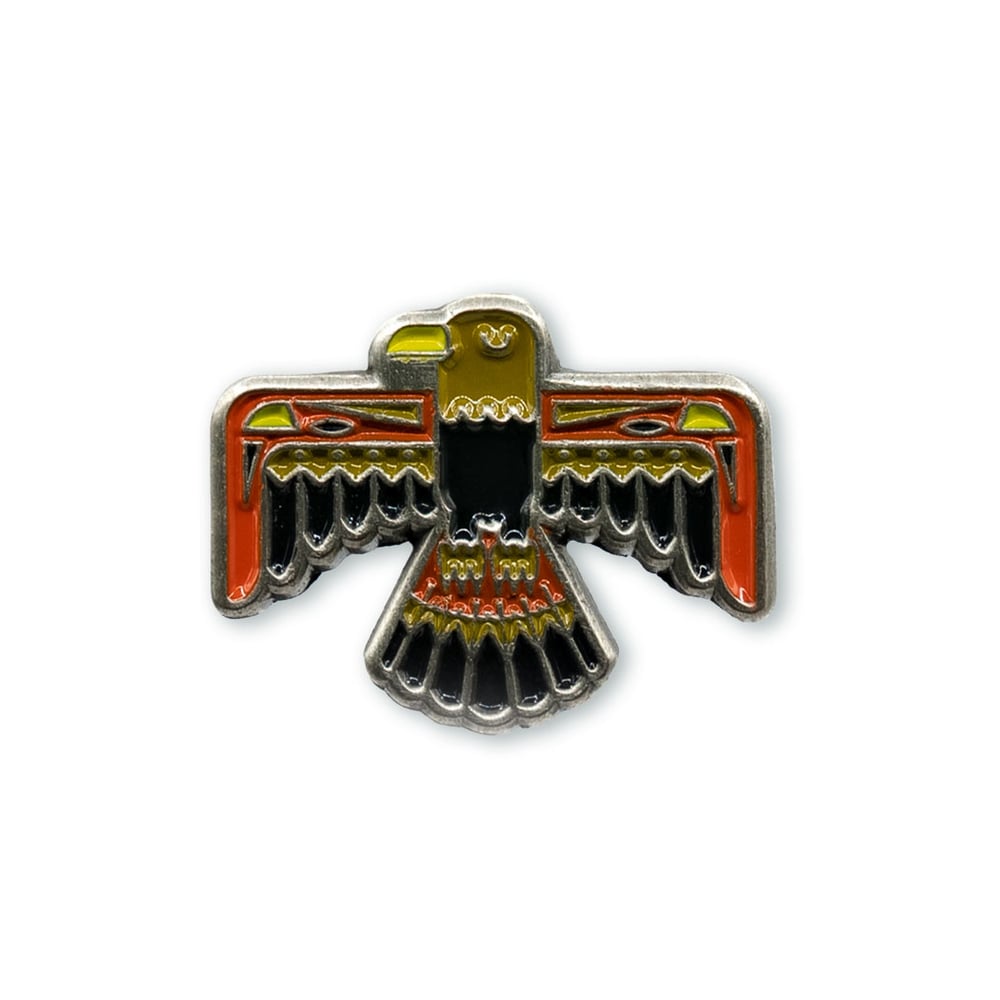 Image of Thunder Bird Enamel  Pin - SMALL