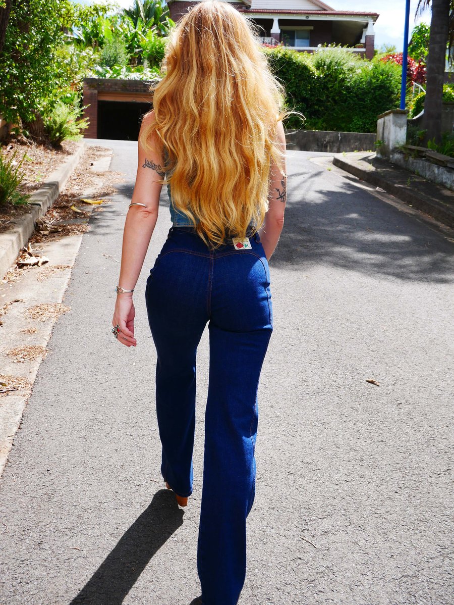 Image of Bobbie Jeans -Saddleback Flares