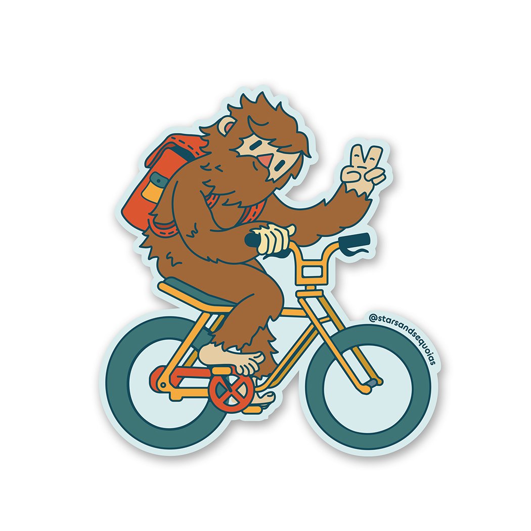 Image of Biking Bigfoot