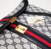Image of Vtg. Gucci Navy Blue Envelope Briefcase 