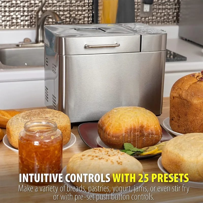 2 LB Stainless Steel Bread Maker 