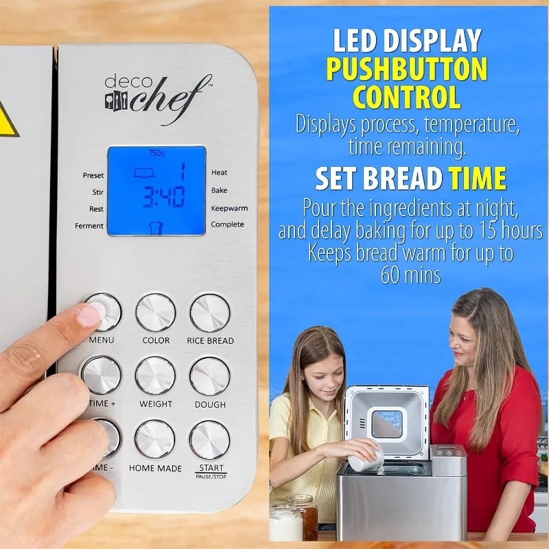2 LB Stainless Steel Bread Maker 