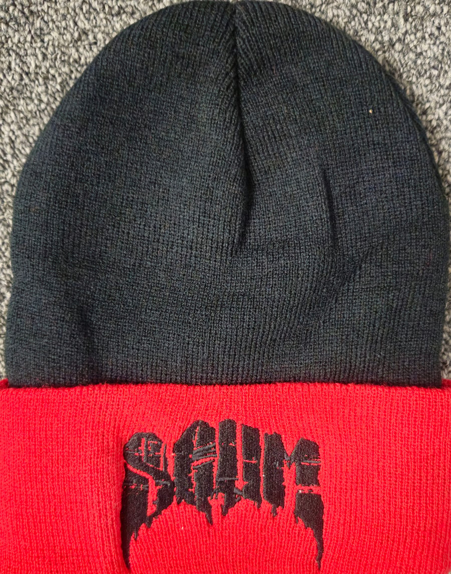 Image of LSP/SCUM/INSANE POETRY: 2 TONE FOLDED BEANIE