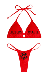 LUCIFER'S         FAVORITE       BIKINI       SWIMSUIT       SET       