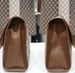 Image of Vtg. Gucci Brown Monogram Clutch Bag