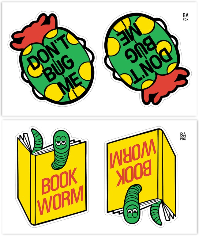 BA PDX STICKER SHEETS