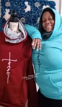 Image 2 of Faith Cowl Neck Sweater 2 Colors 