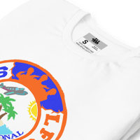 Image 1 of LFS INTERNATIONAL SQUADRON LOGO (KNICKS) WHITE TEE 