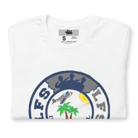Image 3 of LFS INTERNATIONAL SQUADRON LOGO (YANKEE) WHITE TEE