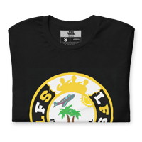 Image 3 of LFS INTERNATIONAL SQUADRON LOGO (DOMINICA) BLACK TEE