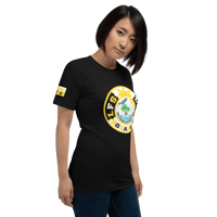 Image 5 of LFS INTERNATIONAL SQUADRON LOGO (DOMINICA) BLACK TEE
