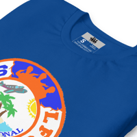 Image 1 of LFS INTERNATIONAL SQUADRON LOGO (KNICKS) ROYAL BLUE TEE