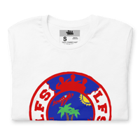 Image 3 of LFS INTERNATIONAL SQUADRON LOGO ( HAITI / WHITE TEE )