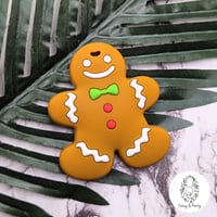 SILICONE TEETHER: Gingerbread