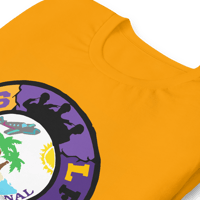Image 1 of LFS INTERNATIONAL SQUADRON LOGO (LOS ANGELES) GOLD TEE