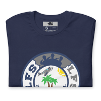 Image 5 of LFS INTERNATIONAL SQUADRON LOGO (YANKEE) NAVY BLUE TEE