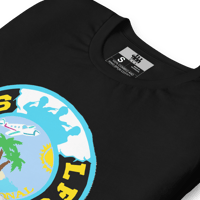 Image 1 of LFS INTERNATIONAL SQUADRON LOGO (SAINT LUCIA) BLACK TEE
