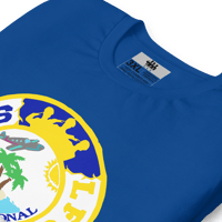 Image 1 of LFS INTERNATIONAL SQUADRON LOGO ( BIM / ROYAL BLUEE TEE )