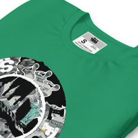 Image 1 of LFS ALL CITY SQUADRON LOGO ( FILTHY MONEY) KELLY GREEN TEE