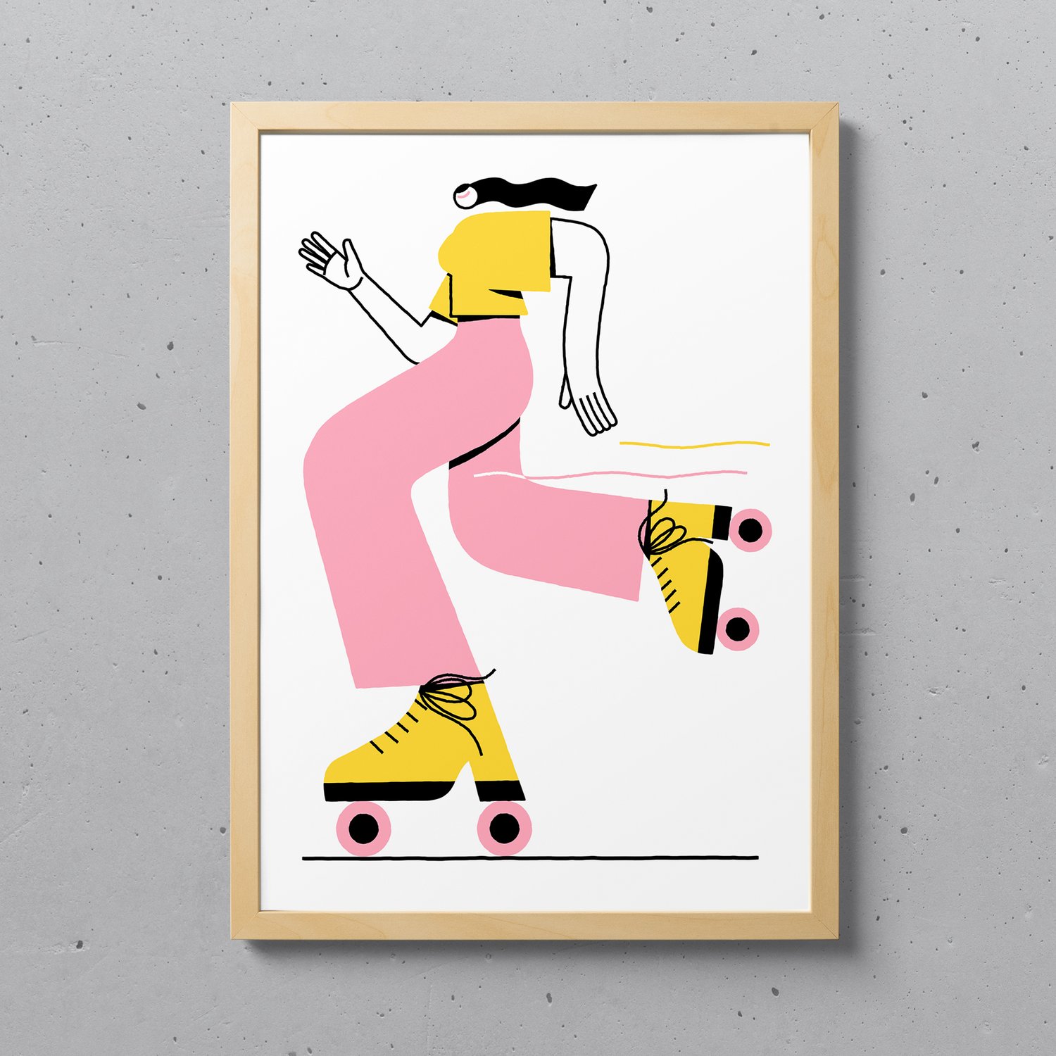 Image of Rollerskate — 30 x 42 cm
