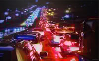 Tráfico nocturno / Night traffic