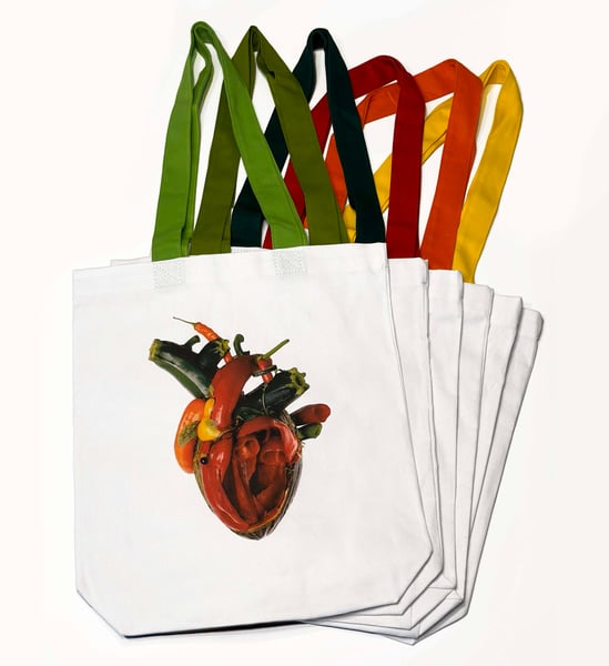 Image of CARCASS 'TORN ARTERIES' HEAVY DUTY OVERSIZE TOTEBAG