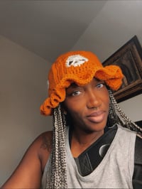 Image 1 of "Skulls" Ruffle Hat