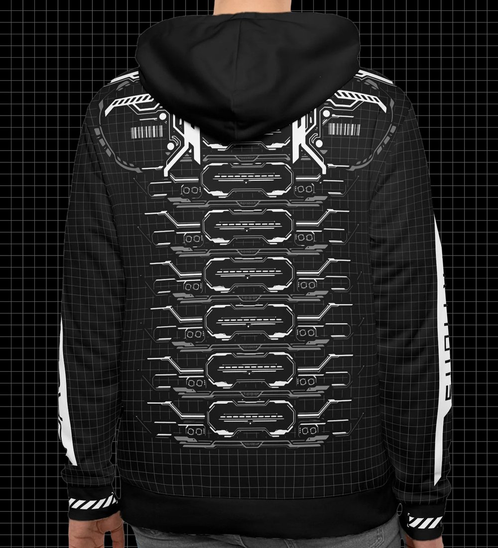 MAINFRAME//V1 Unisex all-over-print Hoodie