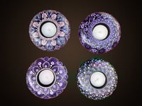 Image 1 of Custom Dot Mandal Tealight Holder - Choose Your Color Combination