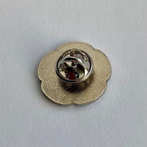 Image of Black Rose Pin Badge