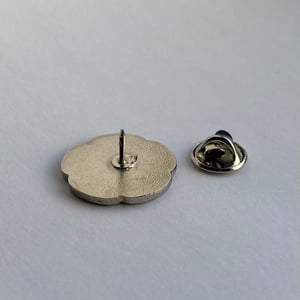 Image of Black Rose Pin Badge