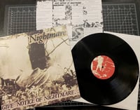 Image 2 of NIGHTMARE "Give Notice Of Nightmare" LP