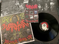 Image 3 of WARHEAD "Never Give Up" LP
