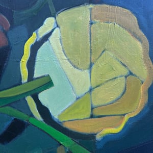 Image of 'Sunflowers,' Abstract Painting by Sandhills Studios