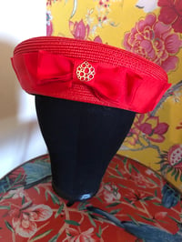 Image 1 of Sailor/ School style hat: Red