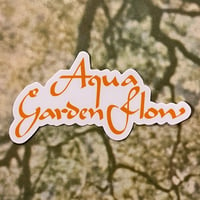 Aqua Garden Flow Sticker