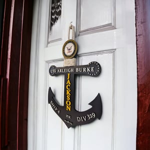 Image of Personalized Navy PIR Anchor