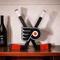 Image 2 of Flyers Themed Hockey Stick Wall Decor